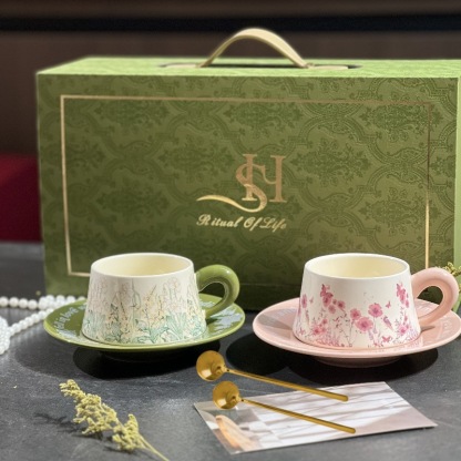 花園禮盒系列咖啡杯碟套裝