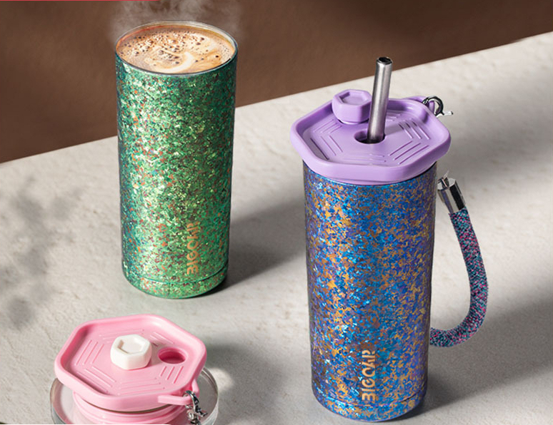 純鈦吸管保溫杯