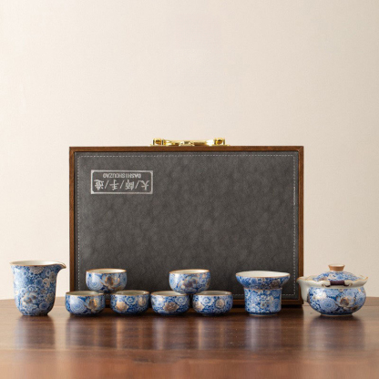 繁花大套裝禮盒裝套裝茶具套裝