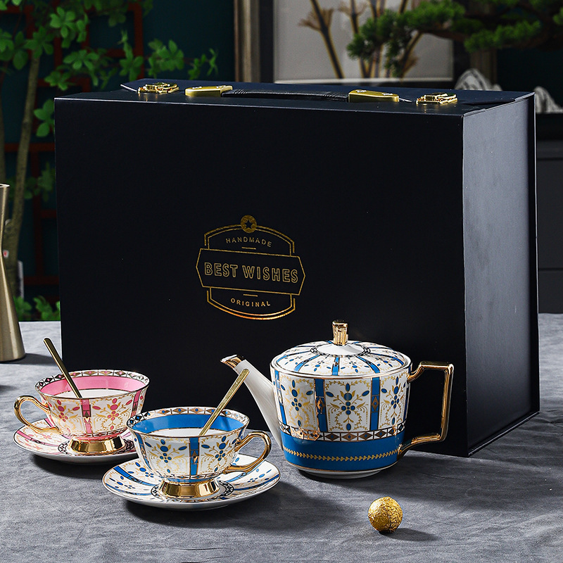 高檔精緻輕奢歐式咖啡杯碟套裝