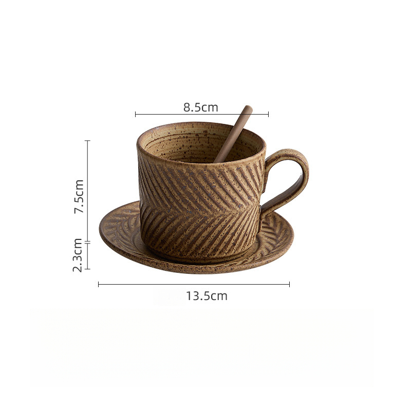 含羞草復古咖啡杯