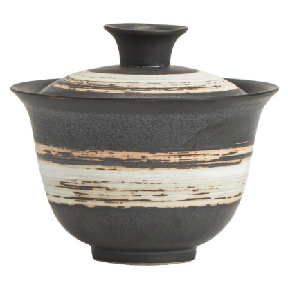 侘寂風二才蓋碗泡茶器