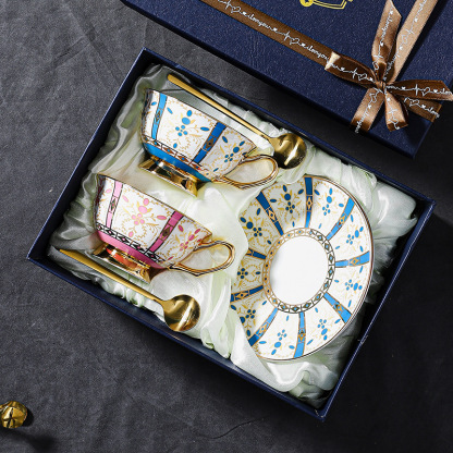 高檔精緻輕奢歐式咖啡杯碟套裝