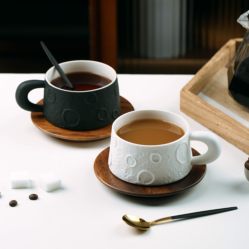 月球陶瓷咖啡杯