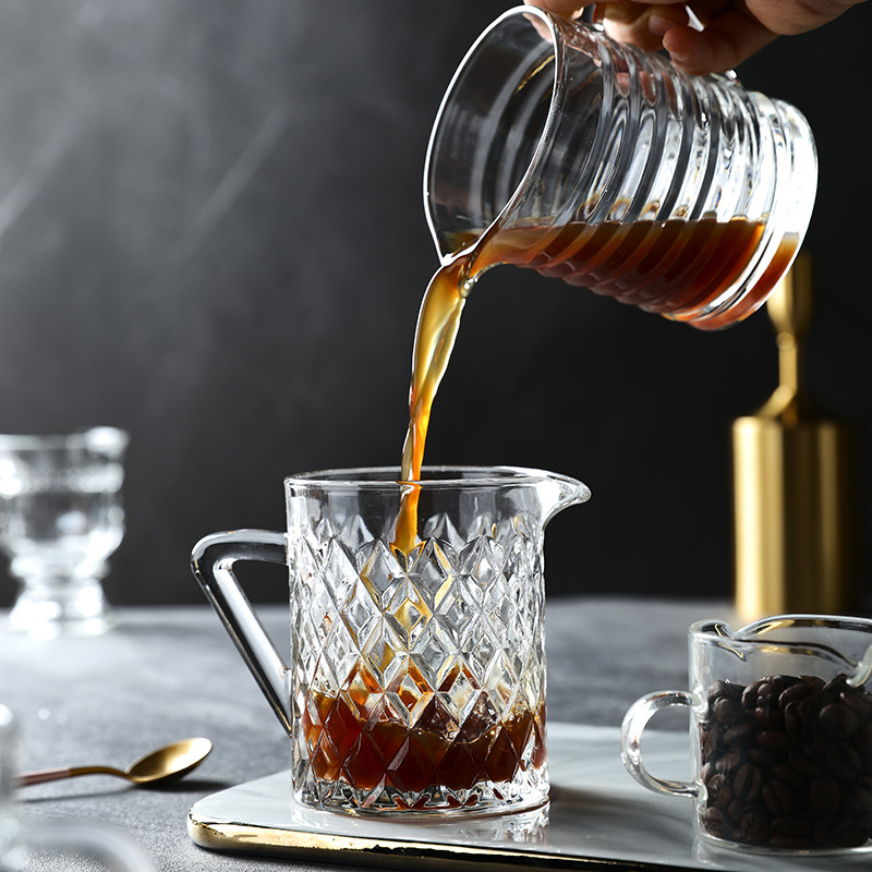 創意帶把果汁杯咖啡杯