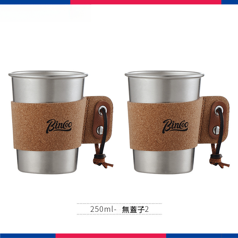 戶外便攜不鏽鋼露營杯