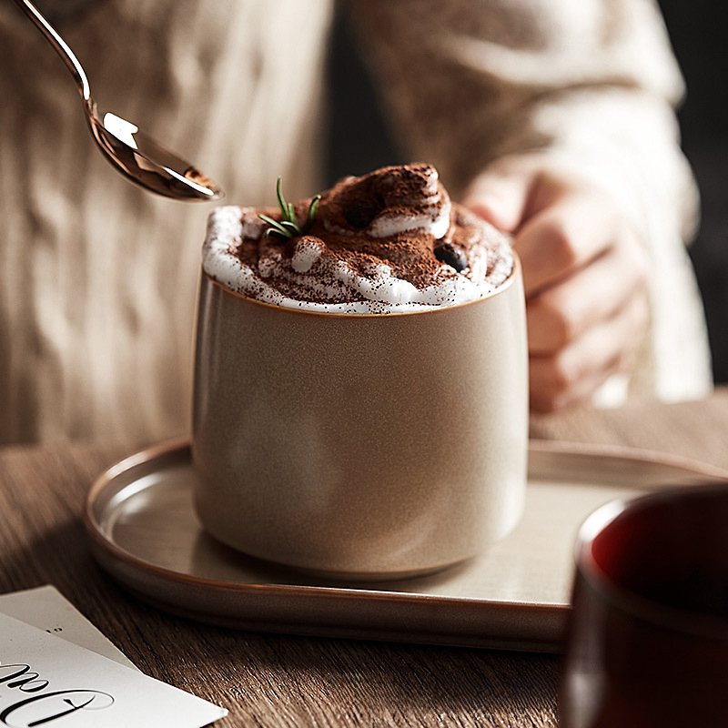 精緻早餐馬克杯水果盤