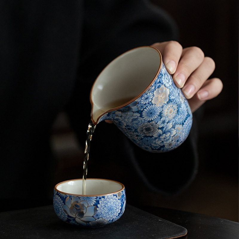 繁花公道杯分茶器