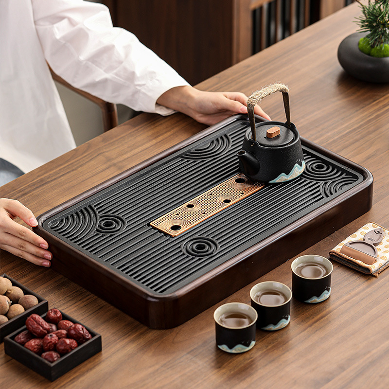 烏金石實木小茶盤