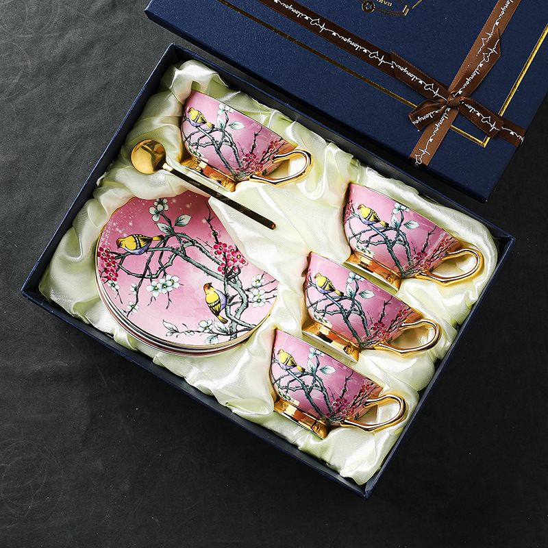 花之戀咖啡英式下午茶杯碟禮盒裝