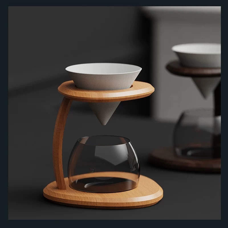 實木手沖咖啡支架