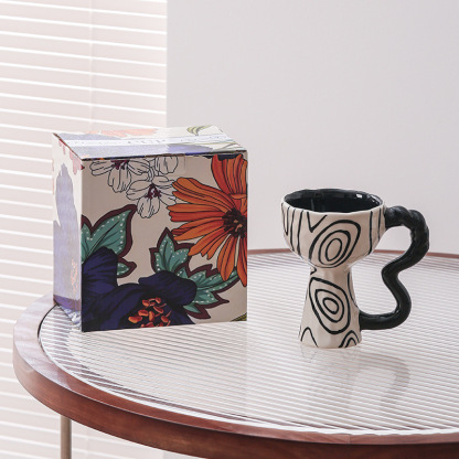 創意陶瓷高腳杯