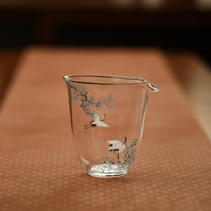 松鶴玻璃公道杯