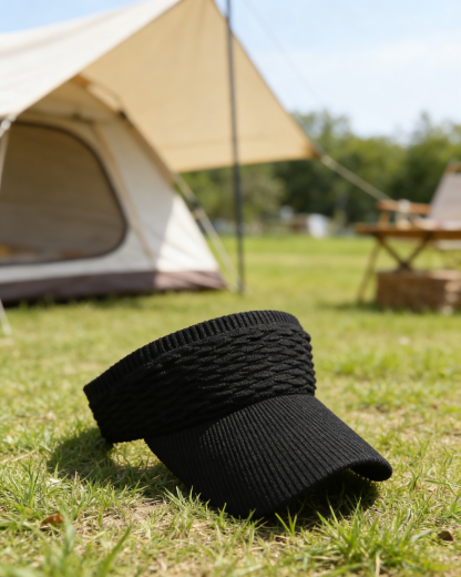 หมวกกันแดด Anti-UV ลายเกล็ดปลา - กันยูวี 99% หน้าไม่ดำ ระบายอากาศดี ใส่สบายไม่รัดหัว