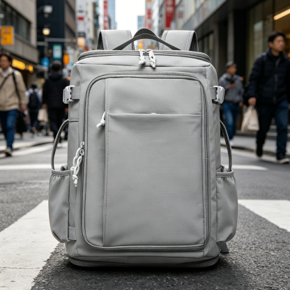 กระเป๋าเป้เดินทางใบใหญ่ 35L กันน้ำ เปิดได้ 180 องศา ใส่โน๊ตบุ๊ค 16 นิ้ว ใส่เสื้อผ้าได้ 7 วัน รุ่น Box-Style