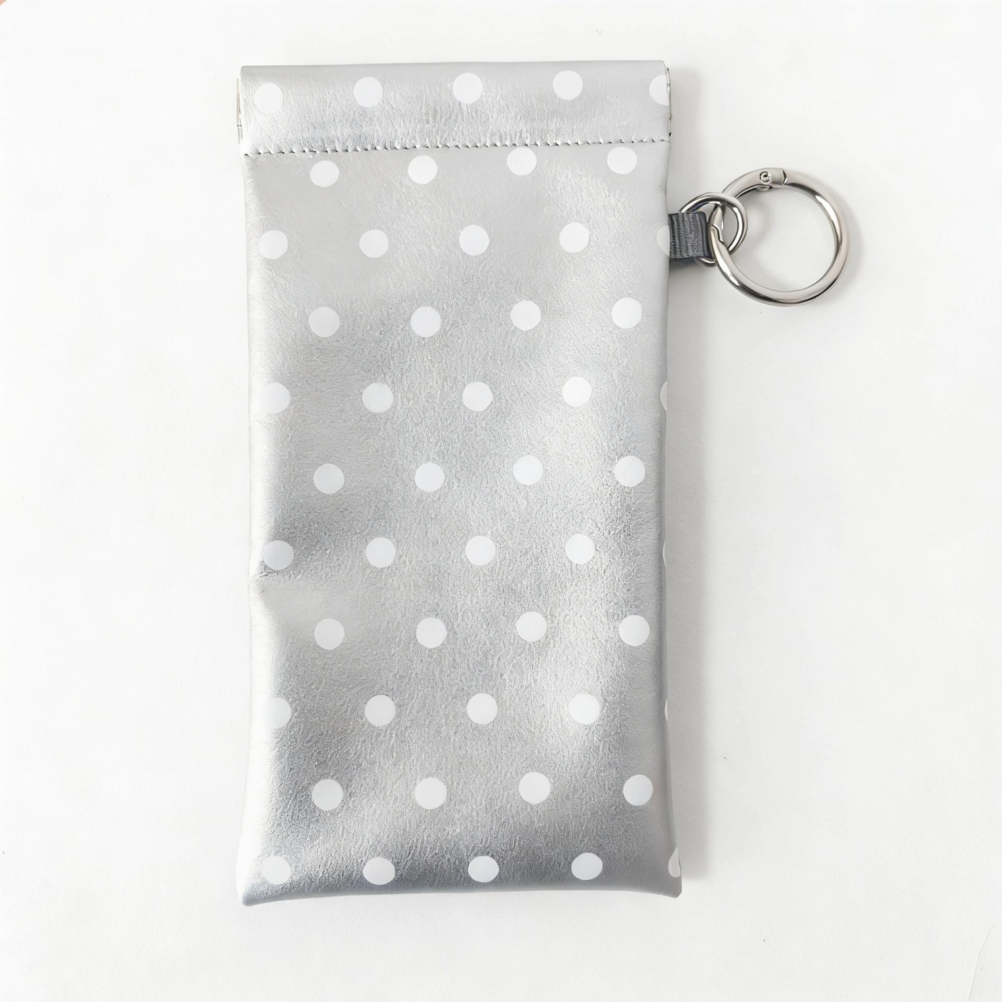 ซองใส่แว่นตาเปิด-ปิดอัตโนมัติ หนังกันน้ำ | พร้อมผ้าเช็ดแว่นในตัว | ซองเก็บแว่นตาอเนกประสงค์ พกพาสะดวก มีห่วงคล้อง | ใส่เครื่องสำอางและหูฟังได้