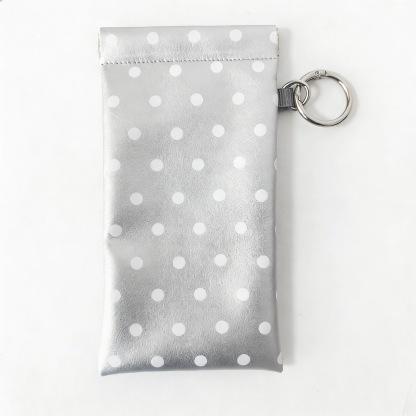 ซองใส่แว่นตาเปิด-ปิดอัตโนมัติ หนังกันน้ำ | พร้อมผ้าเช็ดแว่นในตัว | ซองเก็บแว่นตาอเนกประสงค์ พกพาสะดวก มีห่วงคล้อง | ใส่เครื่องสำอางและหูฟังได้