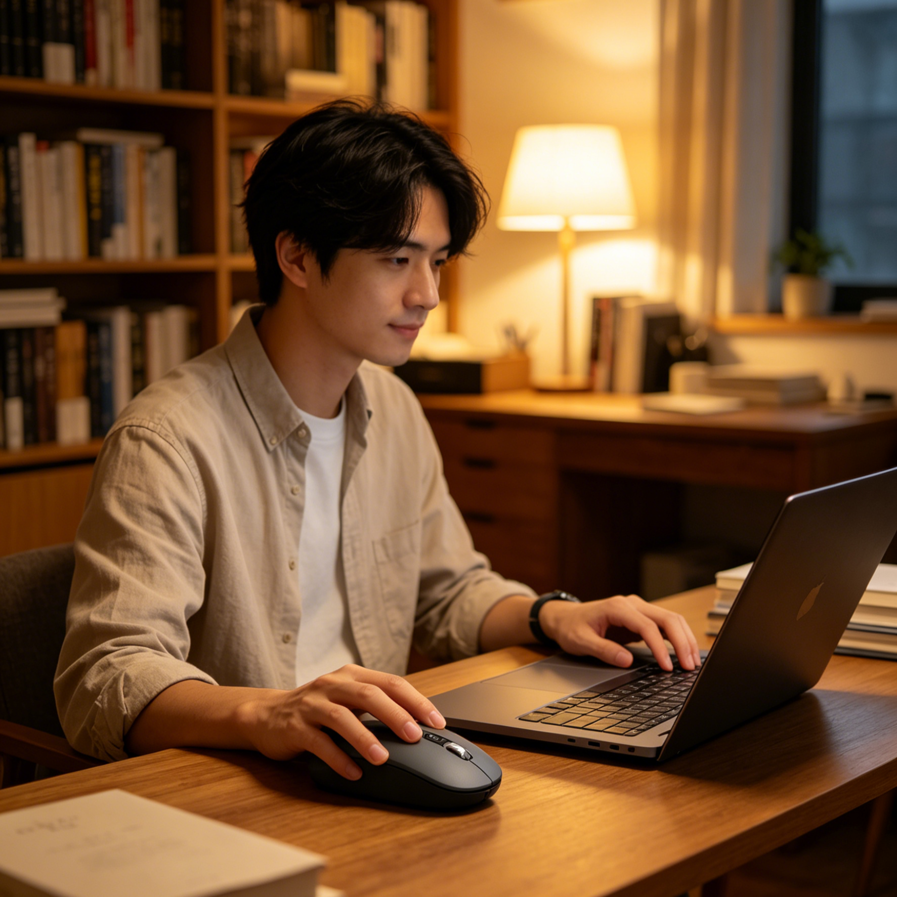 เมาส์อัจฉริยะ 3 โหมด | เมาส์แปลภาษาและพิมพ์ด้วยเสียง | เมาส์ไร้สายไร้เสียง Bluetooth/2.4GHz | ฟังก์ชันแปลงเสียงเป็นข้อความ | รองรับระบบคำสั่งเสียง AI | Smart Voice Translation Mouse