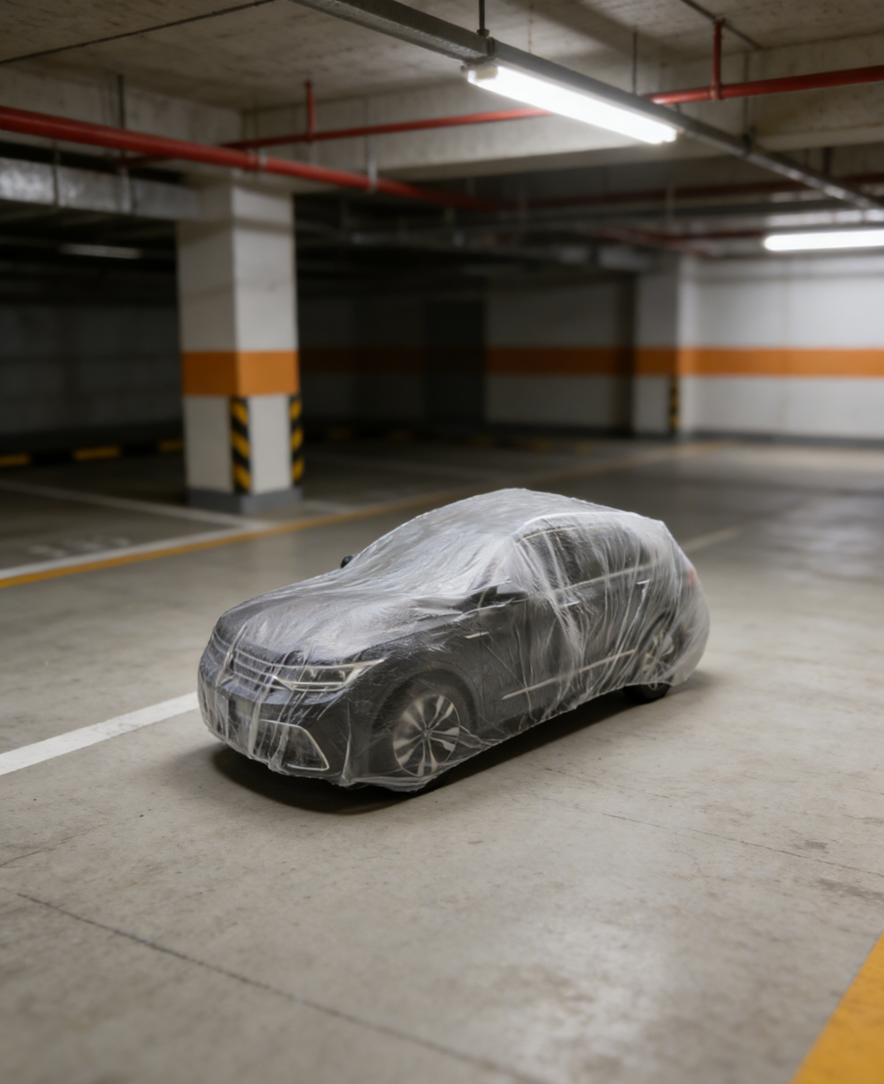 ผ้าคลุมรถพลาสติกใสแบบหนา: กันฝุ่น กันฝน กันมูลนก 100% ใช้งานง่าย น้ำหนักเบา ขนาดฟรีไซส์สำหรับรถทุกรุ่น