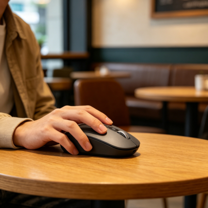 เมาส์อัจฉริยะ 3 โหมด | เมาส์แปลภาษาและพิมพ์ด้วยเสียง | เมาส์ไร้สายไร้เสียง Bluetooth/2.4GHz | ฟังก์ชันแปลงเสียงเป็นข้อความ | รองรับระบบคำสั่งเสียง AI | Smart Voice Translation Mouse