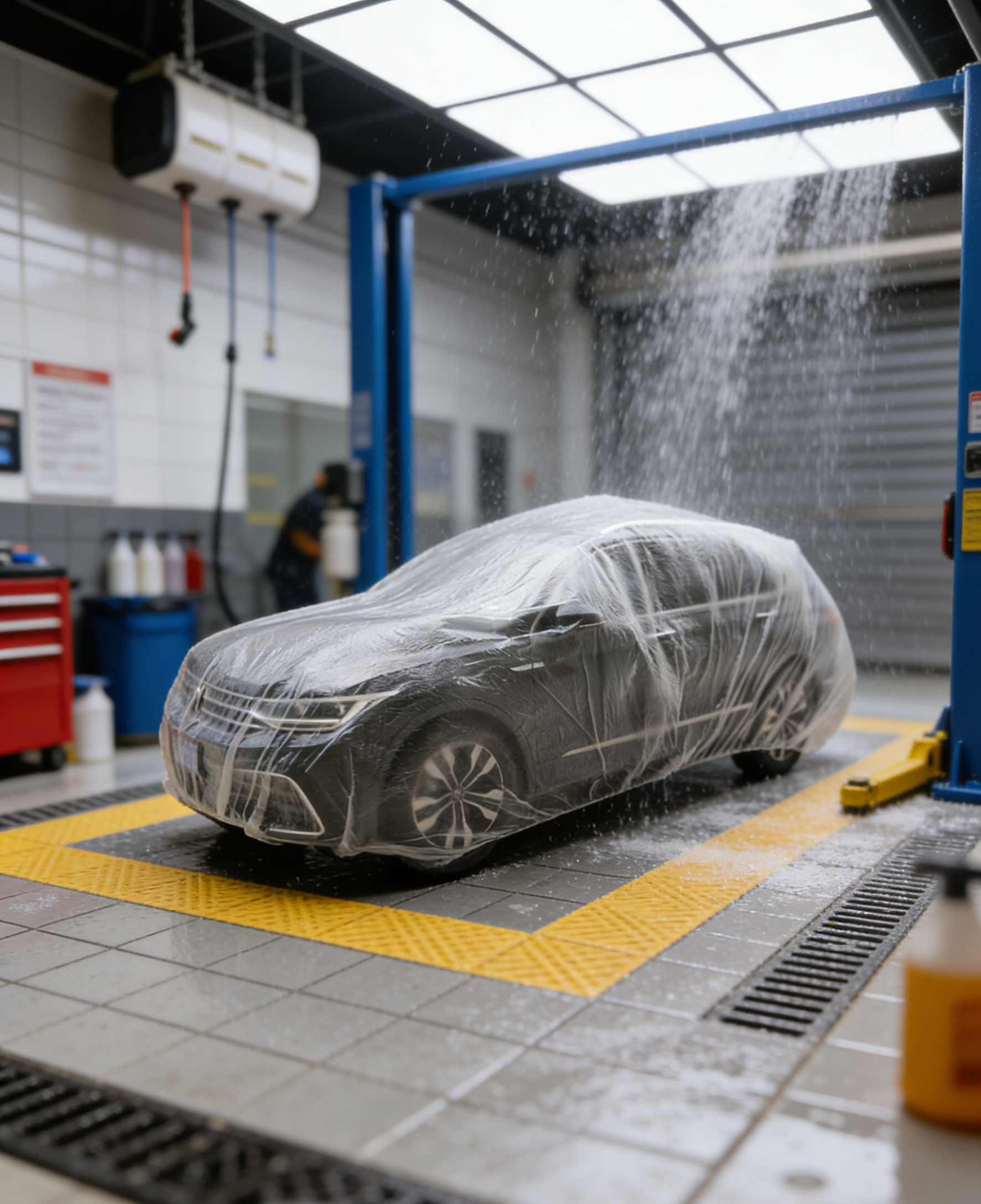 ผ้าคลุมรถพลาสติกใสแบบหนา: กันฝุ่น กันฝน กันมูลนก 100% ใช้งานง่าย น้ำหนักเบา ขนาดฟรีไซส์สำหรับรถทุกรุ่น