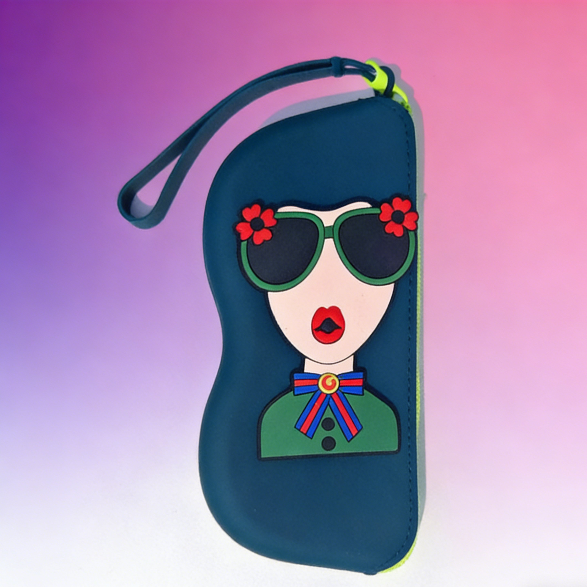 กระเป๋าใส่แว่นตาซิลิโคน สีลูกกวาด Candy Color | ถนอมเลนส์ 360° กันกระแทก กันรอยขีดข่วน | ดีไซน์พกพาง่าย สัมผัสนุ่ม ยืดหยุ่นพิเศษ