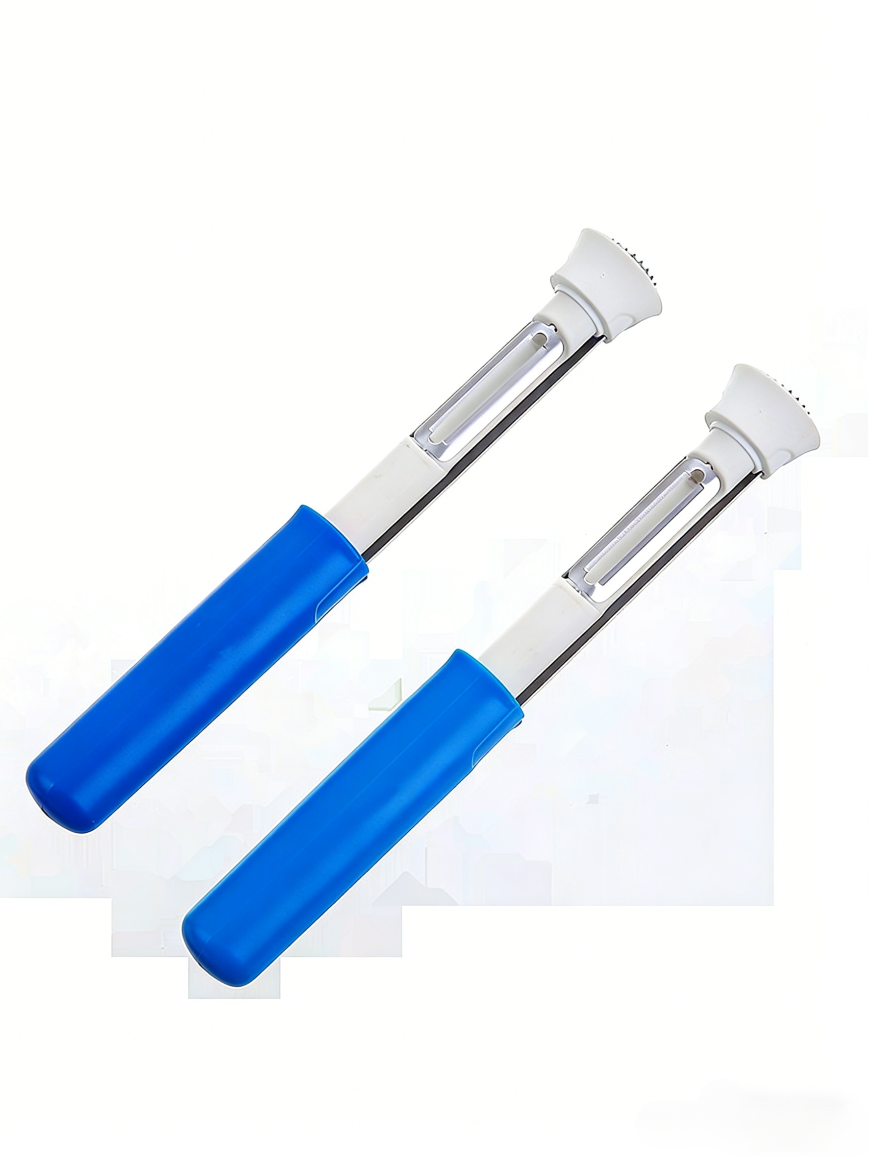 ที่คว้านเมล็ดและปอกเปลือกผลไม้สแตนเลส 2-In-1 - แยกเมล็ดเร็ว ไม่เสียเนื้อผลไม้ - วัสดุเกรดอาหาร ทนทาน ไม่เป็นสนิม