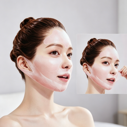 มาร์คหน้าวีเชฟ 3D คล้องหู ยกกระชับหน้าไม่ต้องฉีด ดึงกรอบหน้าชัด ผิวฟูฉ่ำคอลลาเจน สูตรอ่อนโยน