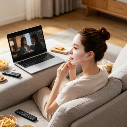 มาร์คหน้าวีเชฟ 3D คล้องหู ยกกระชับหน้าไม่ต้องฉีด ดึงกรอบหน้าชัด ผิวฟูฉ่ำคอลลาเจน สูตรอ่อนโยน