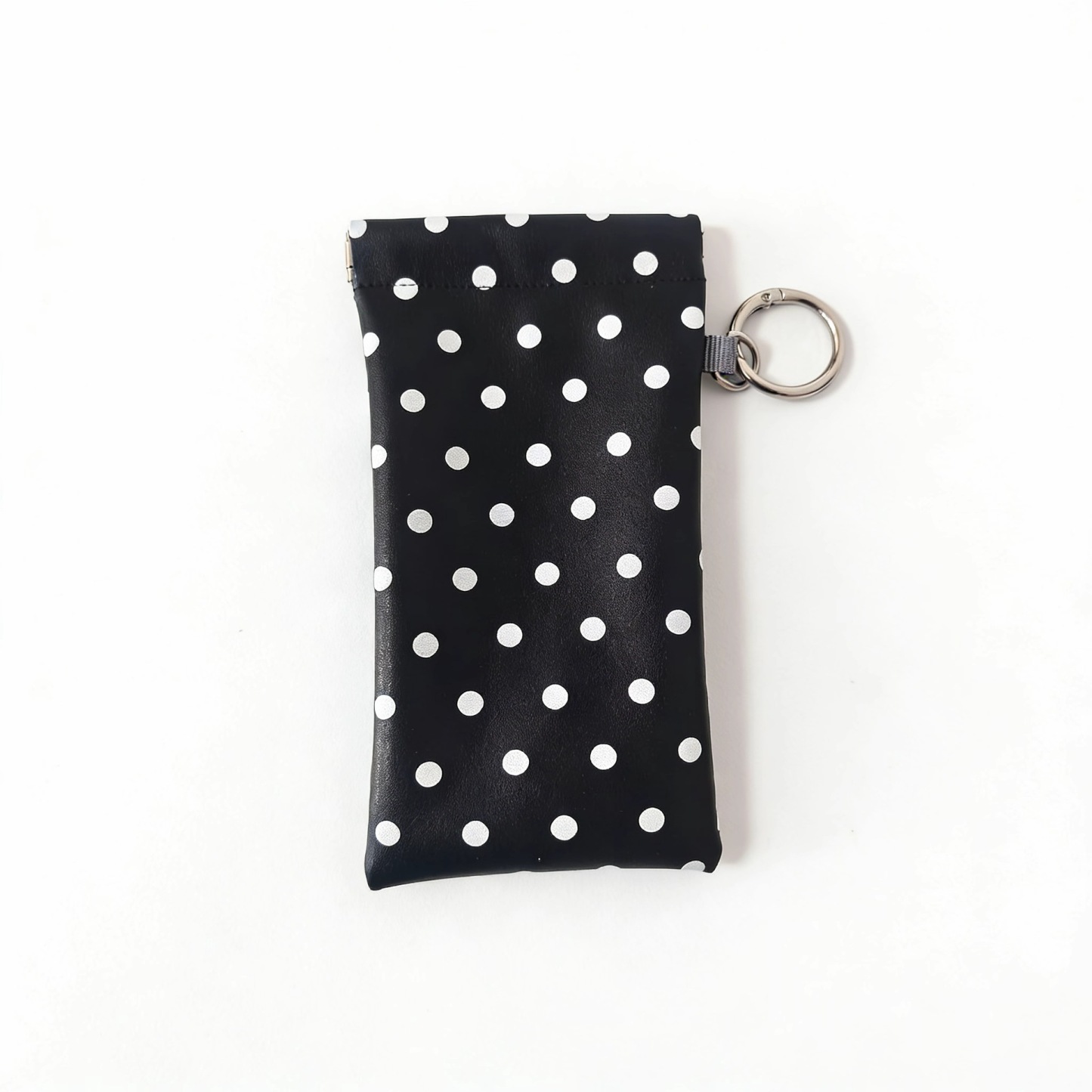 ซองใส่แว่นตาเปิด-ปิดอัตโนมัติ หนังกันน้ำ | พร้อมผ้าเช็ดแว่นในตัว | ซองเก็บแว่นตาอเนกประสงค์ พกพาสะดวก มีห่วงคล้อง | ใส่เครื่องสำอางและหูฟังได้