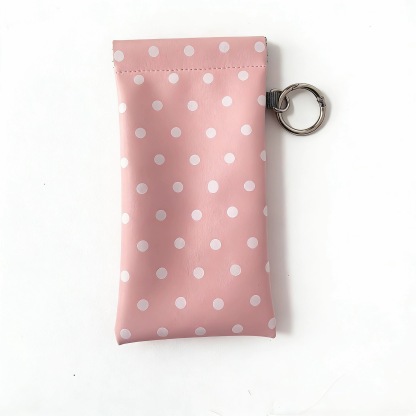 ซองใส่แว่นตาเปิด-ปิดอัตโนมัติ หนังกันน้ำ | พร้อมผ้าเช็ดแว่นในตัว | ซองเก็บแว่นตาอเนกประสงค์ พกพาสะดวก มีห่วงคล้อง | ใส่เครื่องสำอางและหูฟังได้