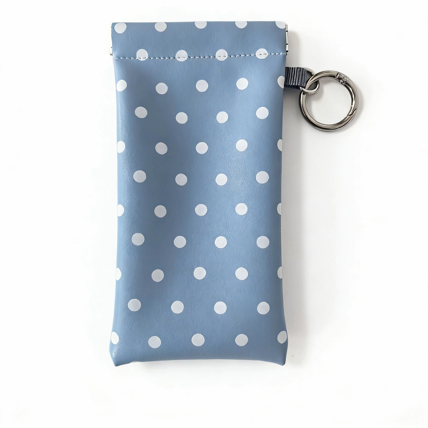 ซองใส่แว่นตาเปิด-ปิดอัตโนมัติ หนังกันน้ำ | พร้อมผ้าเช็ดแว่นในตัว | ซองเก็บแว่นตาอเนกประสงค์ พกพาสะดวก มีห่วงคล้อง | ใส่เครื่องสำอางและหูฟังได้