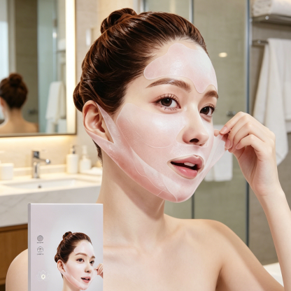 มาร์คหน้าวีเชฟ 3D คล้องหู ยกกระชับหน้าไม่ต้องฉีด ดึงกรอบหน้าชัด ผิวฟูฉ่ำคอลลาเจน สูตรอ่อนโยน