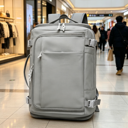 กระเป๋าเป้เดินทางใบใหญ่ 35L กันน้ำ เปิดได้ 180 องศา ใส่โน๊ตบุ๊ค 16 นิ้ว ใส่เสื้อผ้าได้ 7 วัน รุ่น Box-Style