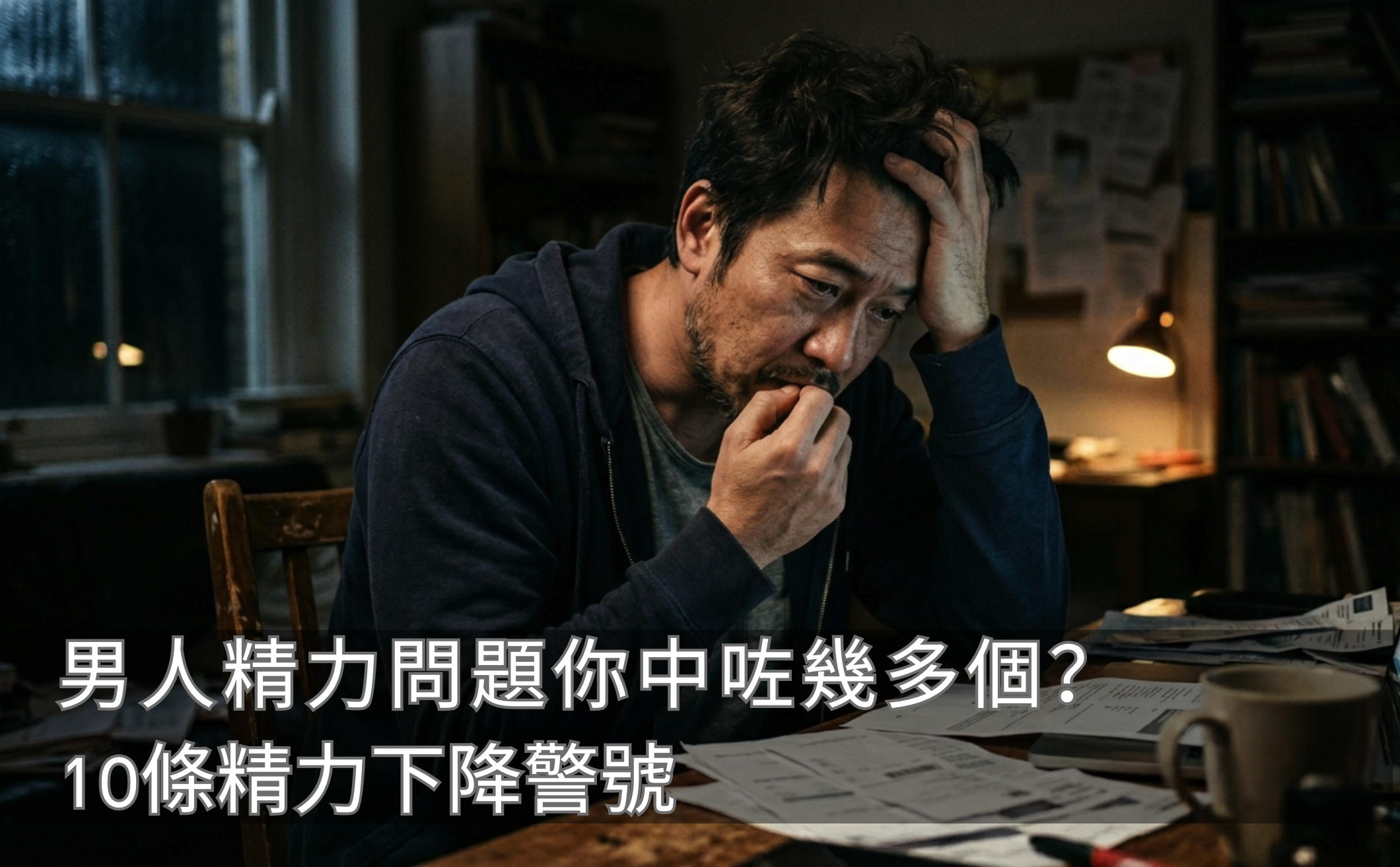 男人精力問題你中咗幾多個？10條精力下降警號-川御 TY Science