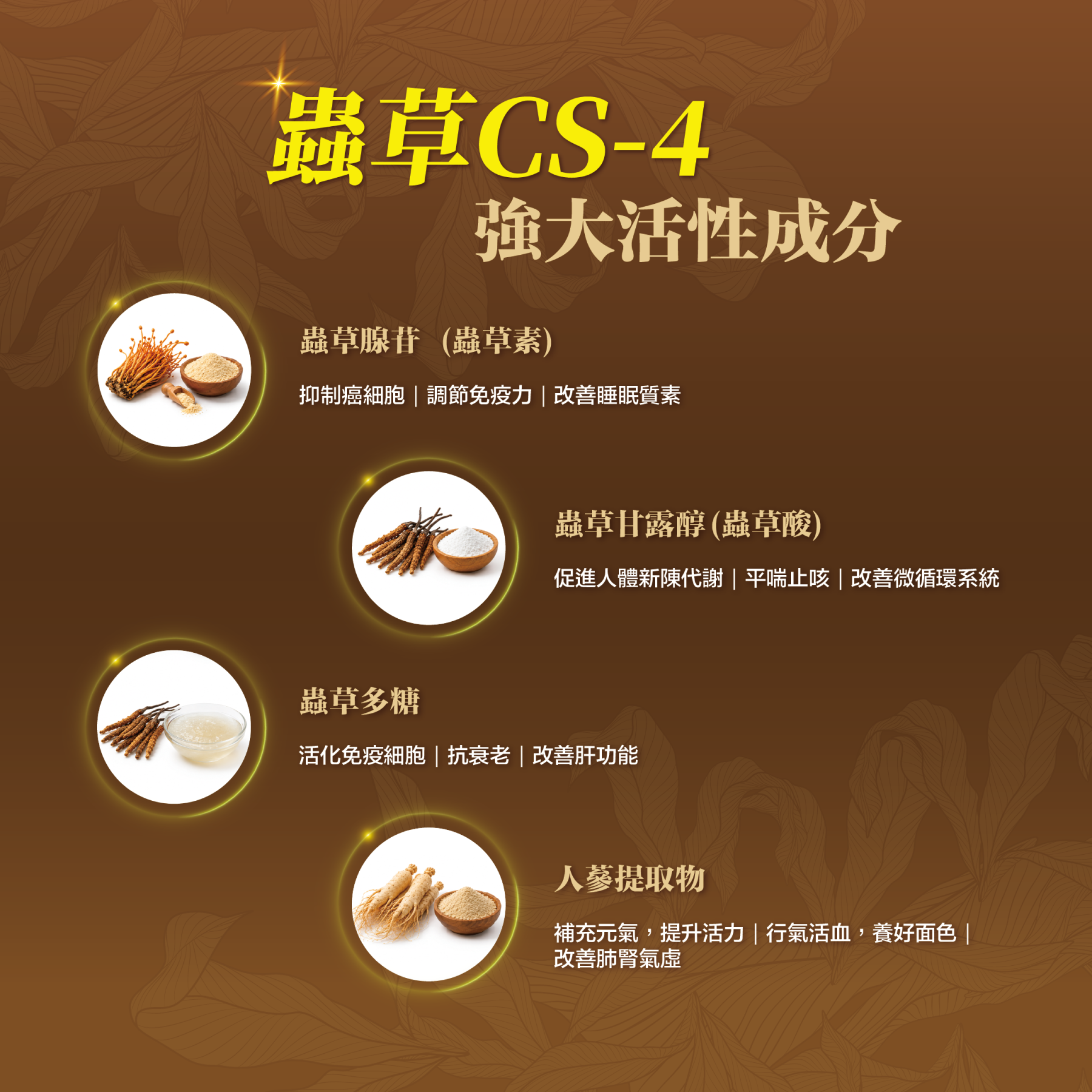 TY Science 川御 人蔘蟲草CS-4