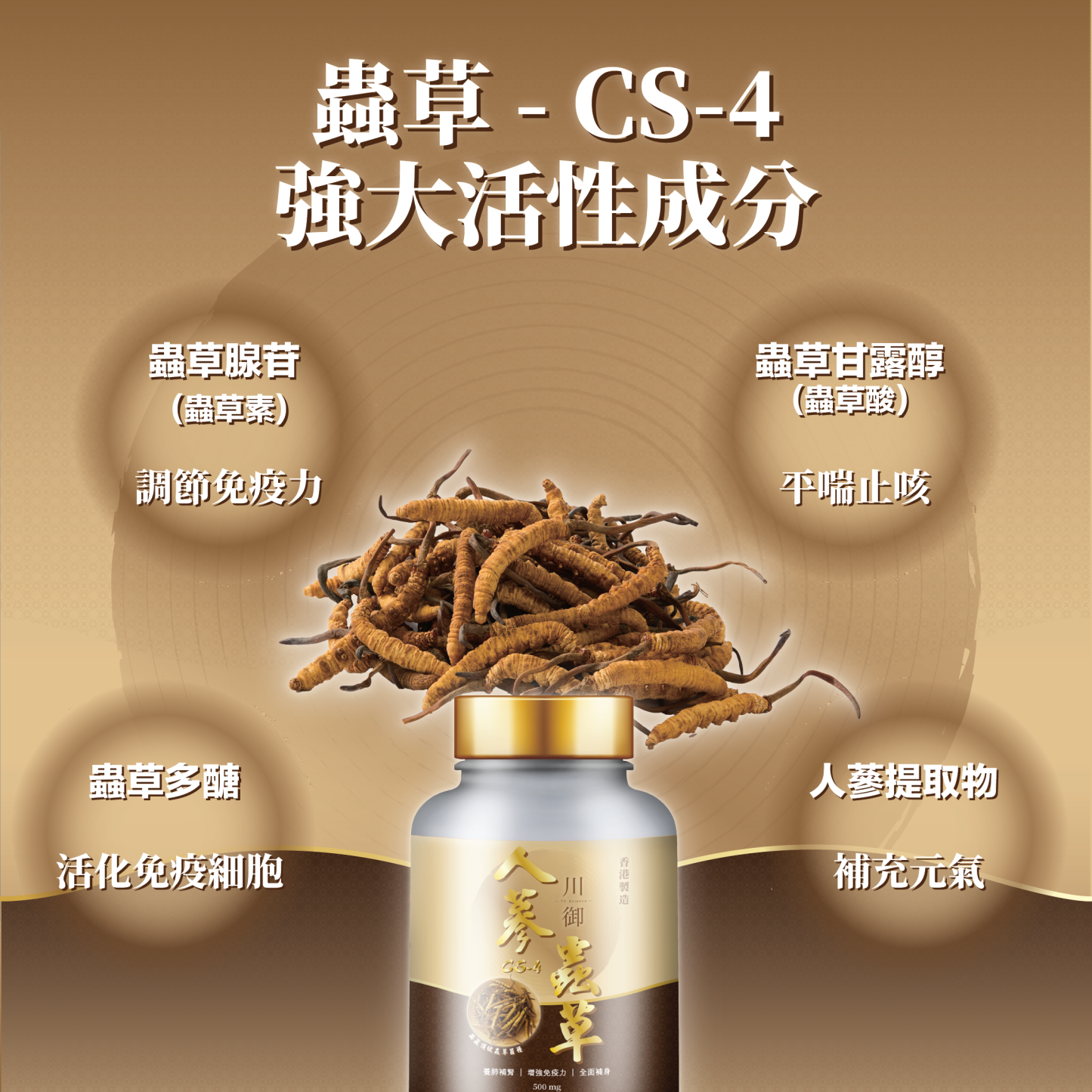 TY Science 川御 人蔘蟲草CS-4-川御 TY Science