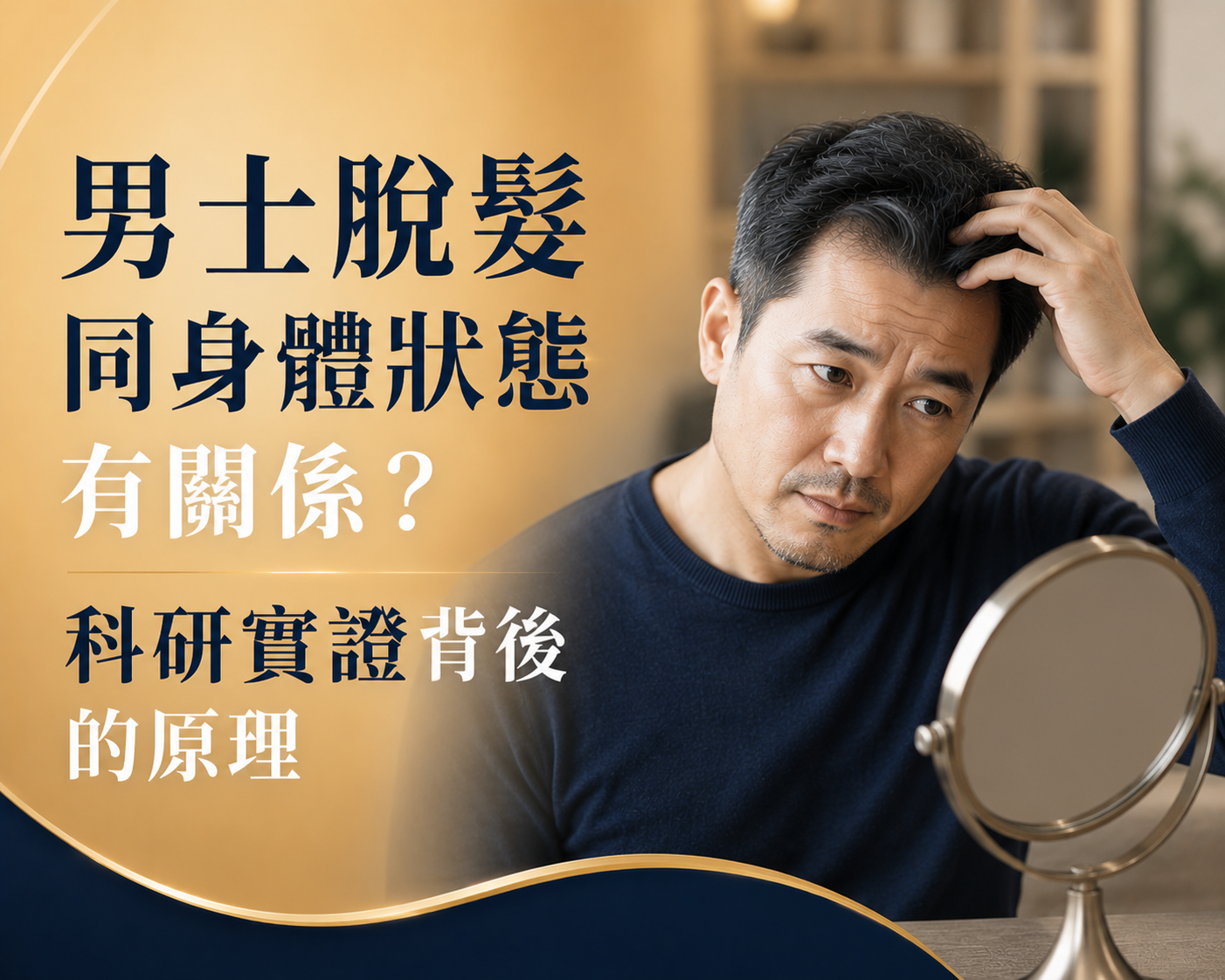 男士脫髮同身體狀態有關係？科研實證背後的原理-川御 TY Science