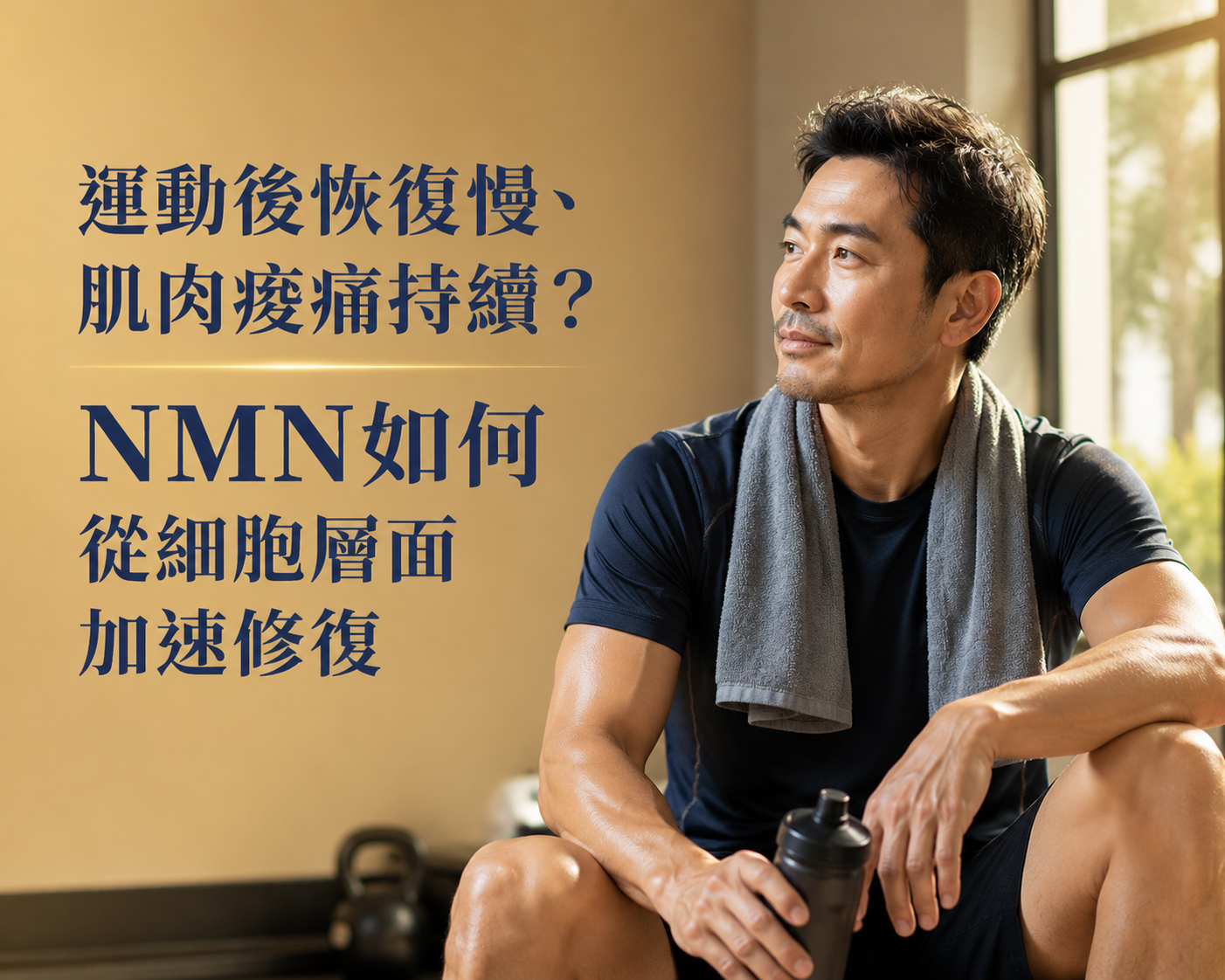 運動後恢復慢、肌肉痠痛持續？NMN如何從細胞層面加速修復-川御 TY Science