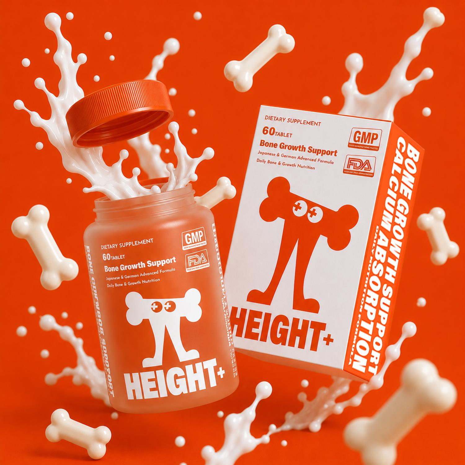 BOOSTER+ HEIGHT+ 成長骨骼營養配方｜60片