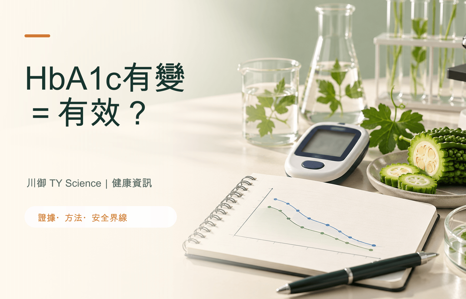 苦瓜胜肽與糖化血色素：HbA1c有變是否等於有效？
