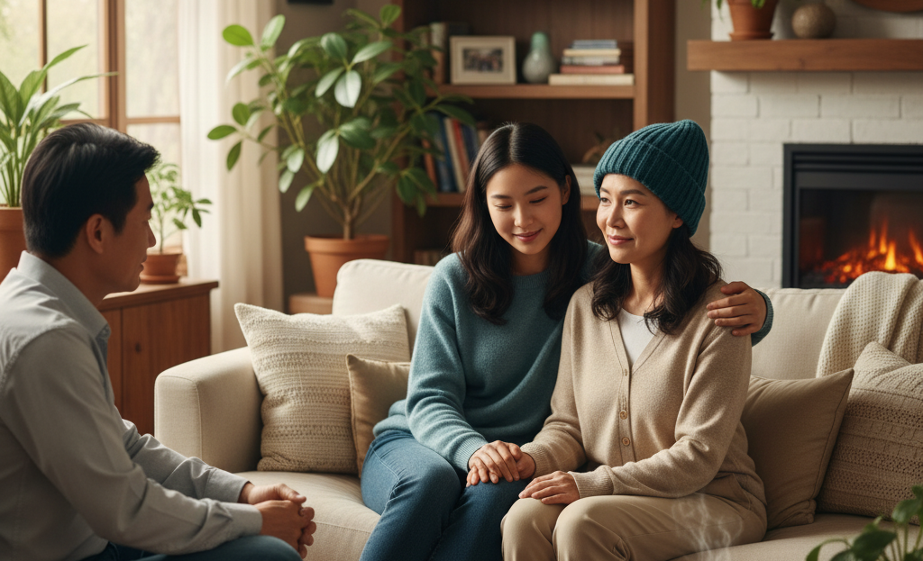 癌症病人與家人