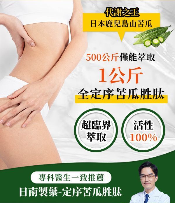 日南製藥 -定序苦瓜胜肽膠囊