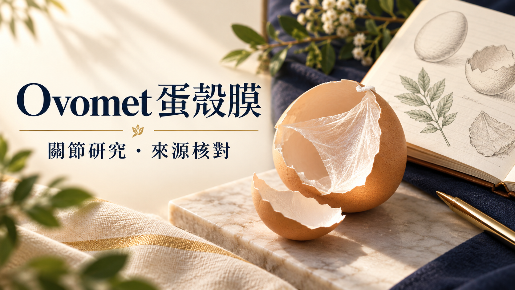 Ovomet蛋殼膜是甚麼？關節研究、來源與過敏核對