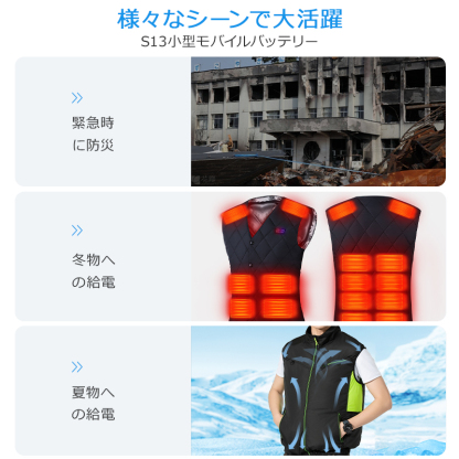 S13モバイルバッテリー