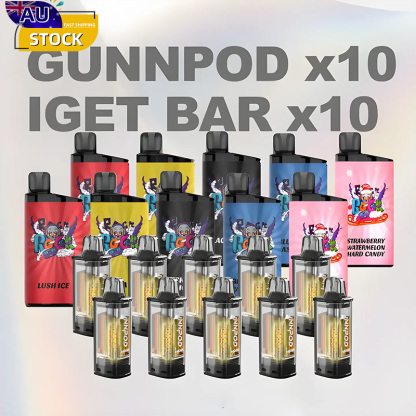 GUNNPOD x10pcs + IGET BAR x 10pcs-CHATVAPER