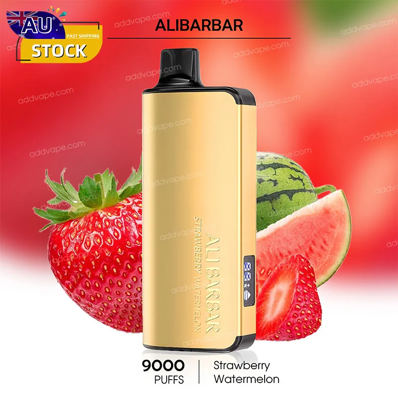  Strawberry Watermelon- Alibarbar Ingot - 9000Puffs-CHATVAPER