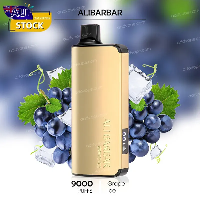 Grape Ice - Alibarbar Ingot - 9000Puffs-CHATVAPER
