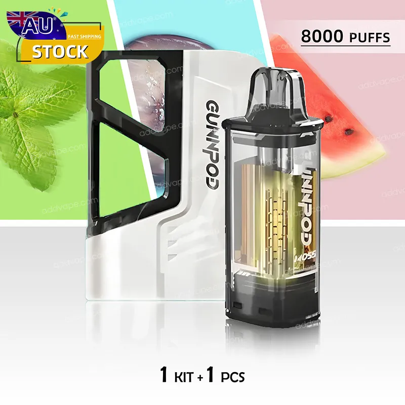 GUNNPOD 8000 Puffs Packages: 1kit+1POD-CHATVAPER