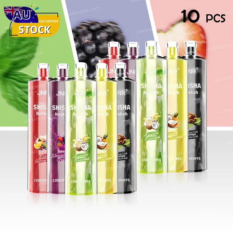 JNR Shisha Hookah-12000 Puffs-10pcs